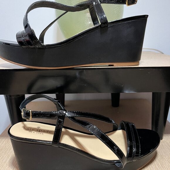 EUC KATE SPADE New York slingback in patent black (8) - Picture 9 of 9